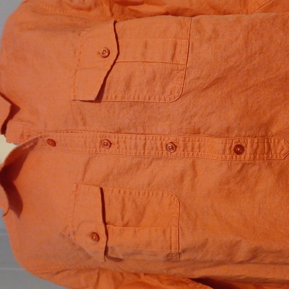 Salmon pink Talbots top - Picture 2 of 6